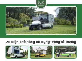 Xe điện chở hàng đa năng - Sự lựa chọn tốt nhất hiện nay Xe điện chở hàng đa năng - Sự lựa chọn tốt nhất hiện nay