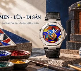 Đồng hồ Fleur De Lis: Khi Pháp Lam kể câu chuyện di sản bằng men và lửa