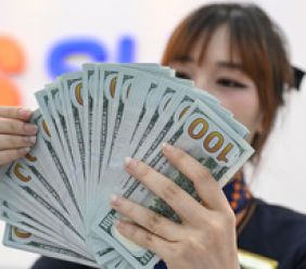 Giá USD ngân hàng tiếp tục giảm