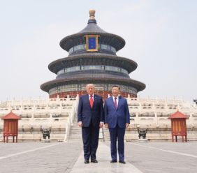 Ông Tập và ông Trump thăm Thiên Đàn