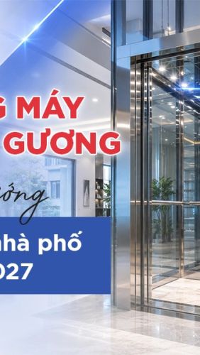 Thang máy cabin gương – Xu hướng nội thất nhà phố 2026–2027