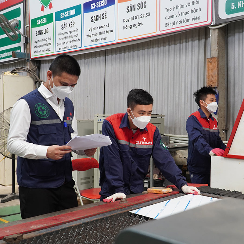 3atech cải tiến máy móc 