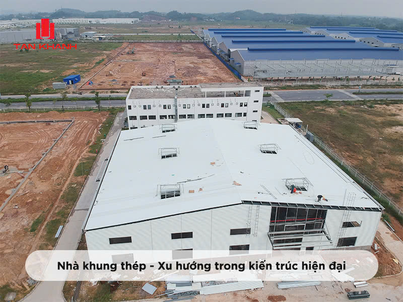 7 mẫu nhà khung thép tiền chế đẹp được ưa chuộng