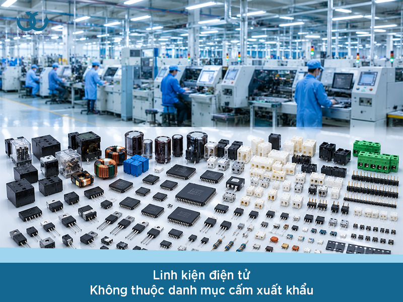 thủ tục xuất khẩu linh kiện điện tử 