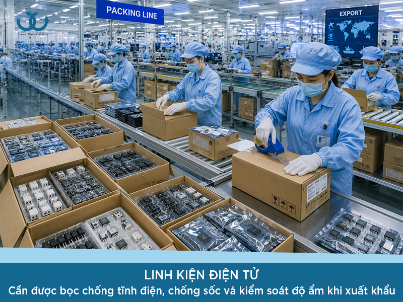 thủ tục xuất khẩu linh kiện điện tử 