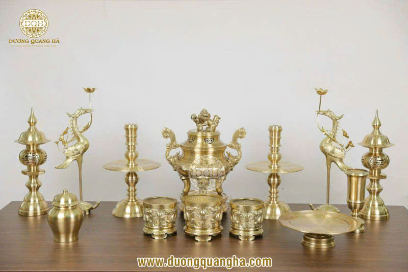 bộ đỉnh đồng đẹp