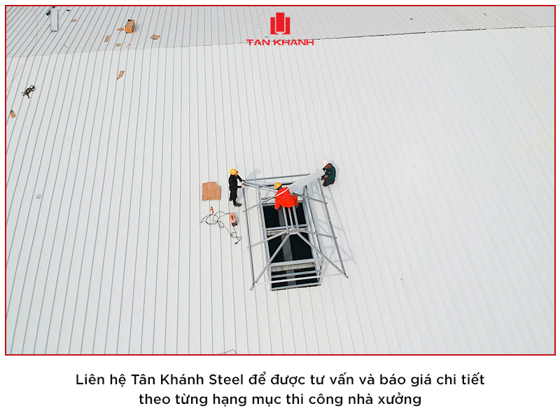 Bóc tách chi phí xây nhà xưởng trọn gói 2026