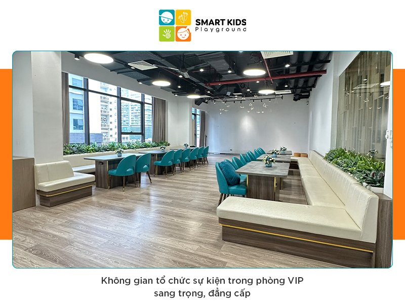 Tổ chức tiệc tại phòng VIP, không gian riêng tư