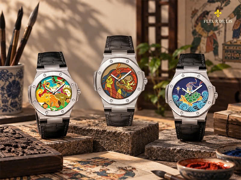 Đồng hồ Fleur De Lis: Khi Pháp Lam kể câu chuyện di sản bằng men và lửa