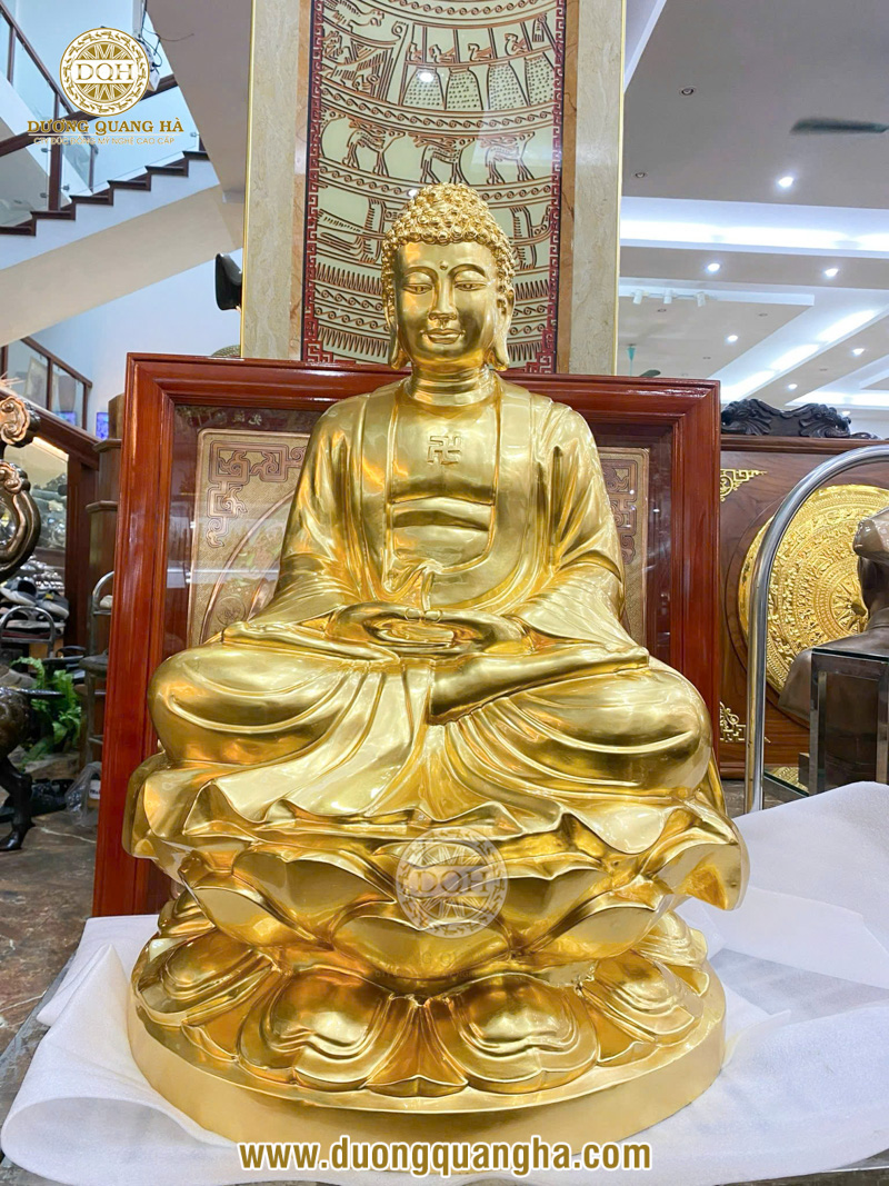 Mua tượng Phật A Di Đà: Kinh nghiệm lựa chọn tượng đẹp, chuẩn thần thái và phù hợp không gian thờ tự