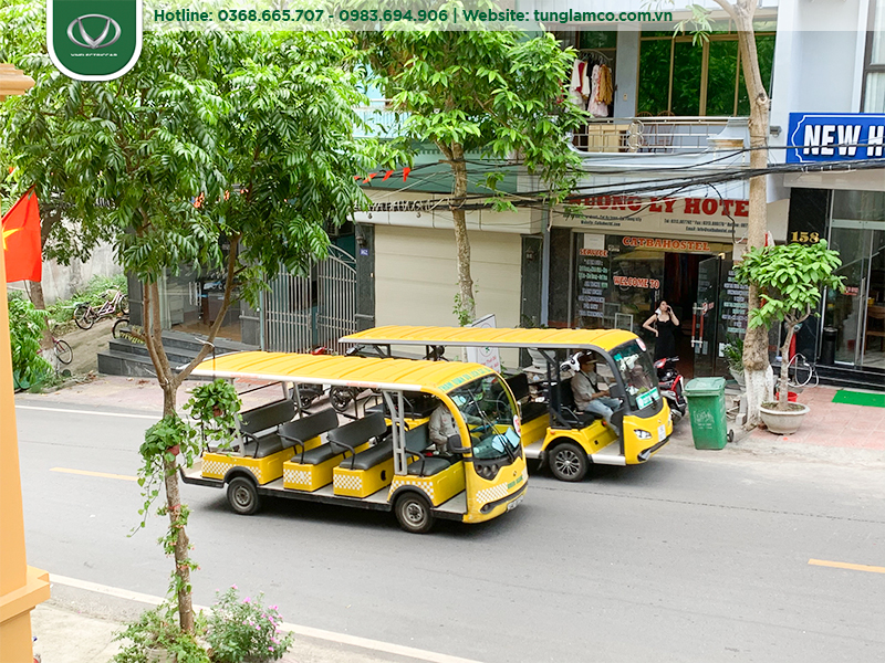 Xe điện du lịch 14 chỗ – Hướng đi hiệu quả cho vận hành nội khu quy mô lớn